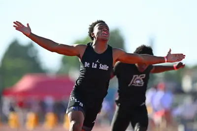 CIF track: De La Salle’s Jaden Jefferson crushes state-meet record in 100