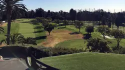 Plane makes emergency landing at Riviera Country Club after engine issues